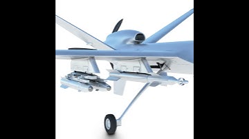 Predator B Spy Aircraft - MQ9 Reaper 3D model from CGTrader.com