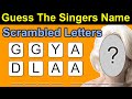 Scrambled Singer Names Quiz