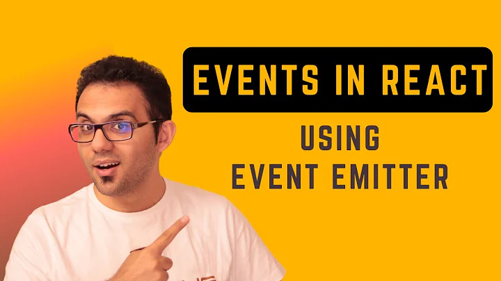 React Events Between Components Using EVENT EMITTER Component