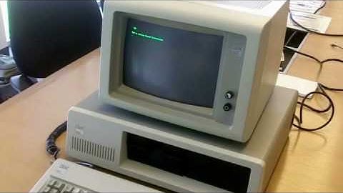 Booting Up the Original IBM PC Nearly 30 Years Later