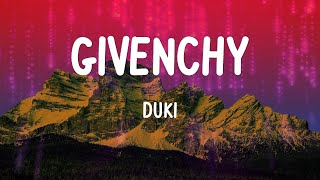 Duki - GIVENCHY (Letras)