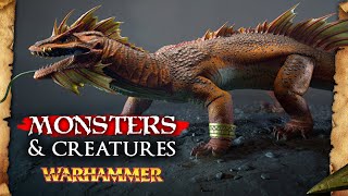 Salamandras, Wyverns, Sea Drakes, Razordons, Wyrms and more Monsters and Creatures from Warhammer