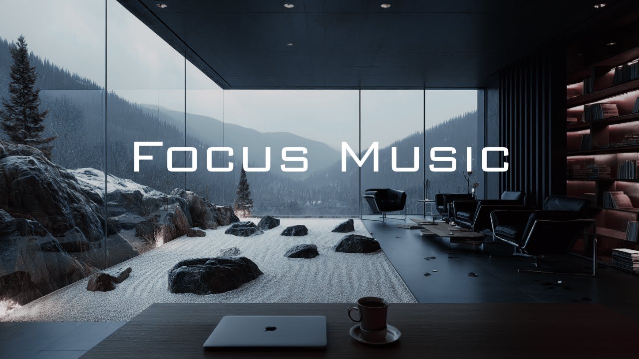 Deep Focus Music | January Snowy Mountain Focus for Concentration