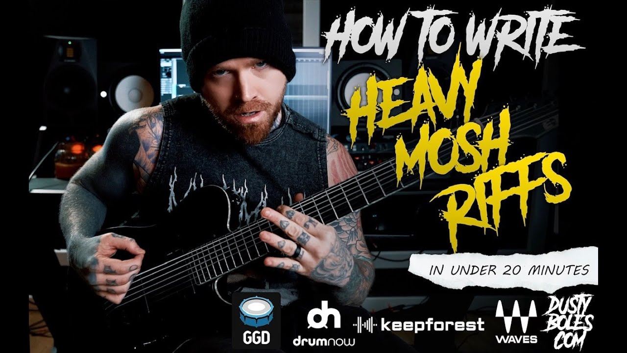 Как писать мощные мош-риффы | Создание современного металкора