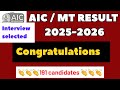 Aic mt result 2025📣#aic mt result 023#youtubevideos#viral videos #videos#bankjobs#shorts#ssccgl#ssc