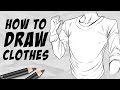 How to draw Clothes & Wrinkles | Beginner Tutorial | DrawlikeaSir