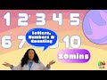 Letters numbers  counting  childrens songs  toddler learning  preschool learning