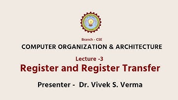 Computer Organization & Architecture | Register and Register Transfer| AKTU Digital Education