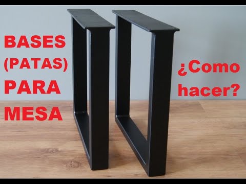 Bases patas para Mesa 