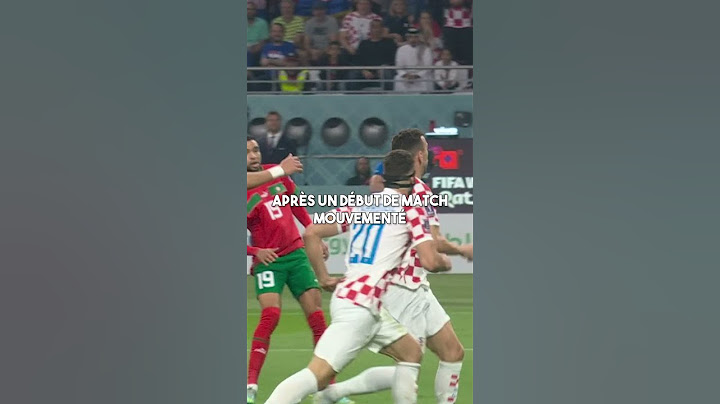 La Croatie est 3ème de la Coupe du monde 🇭🇷