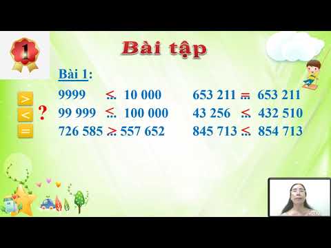 Toán lớp 4- Tuần 2- Bài: So sánh các số có nhiều chữ số (Tiết 9)