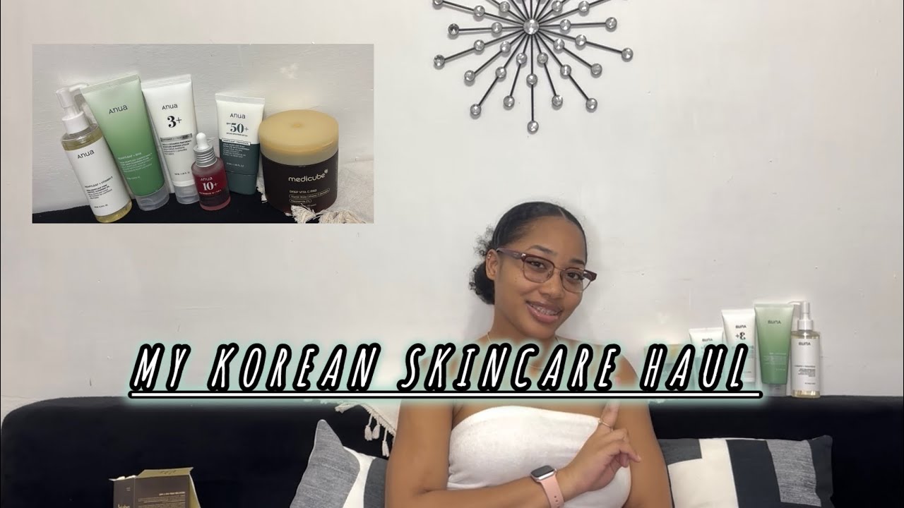 My Korean skincare haul (Amazon haul & package from jamaica)