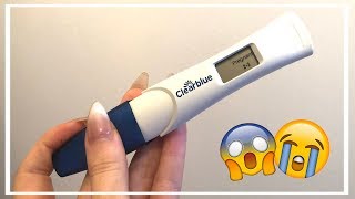 LIVE PREGNANCY TEST REACTION
