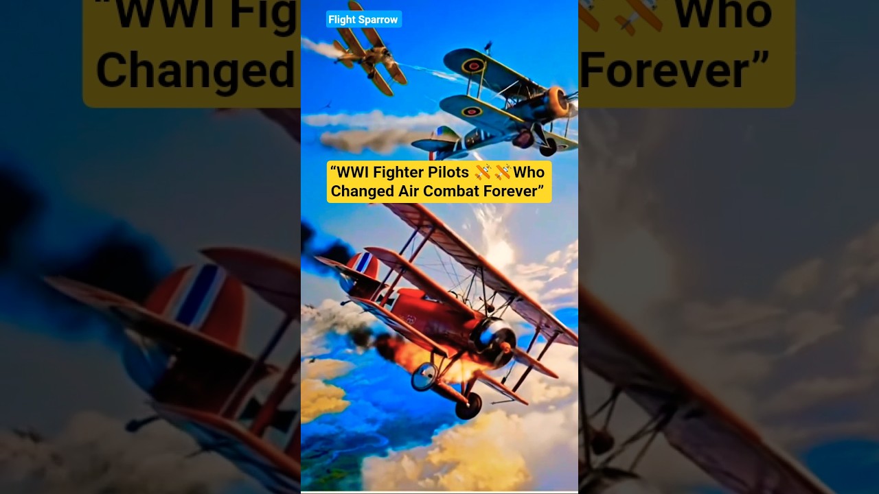 “WWI Fighter Pilots 🛩️🛩️Who Changed Air Combat Forever” 