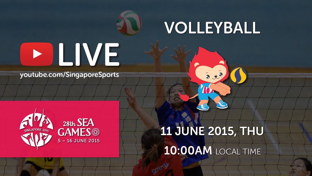 Volleyball Womens Malaysia vs Philippines I 28th SEA Games Singapore 2015