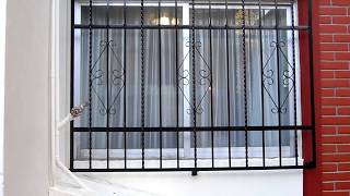 Protección de herrería para ventana