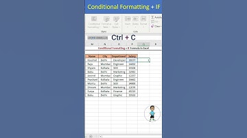 IF + Conditional Formatting In Excel #excel #exceltips #exceltutorial #msexcel #microsoftexcel