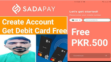SadaPay Mobile Account /Create new sad a pay accou in Pakistan/how to make sadapay mobile wallet