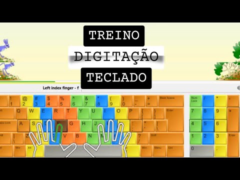 JOGO EDUCATIVO PARA TREINO DIGITAÇÃO TECLADO - SOFTWARE RAPID