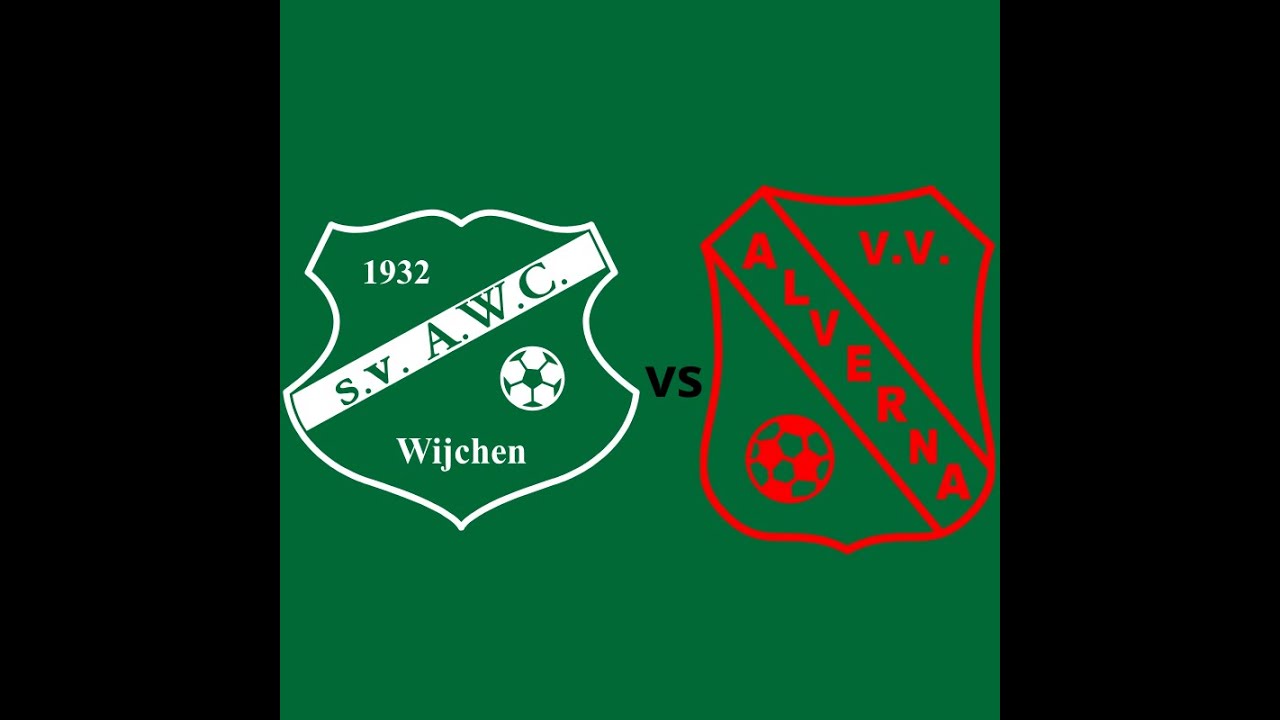 Wedstrijd s.v. A.W.C. vs v.v. Alverna 1e Helft