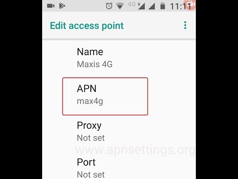 Maxis APN Settings for Android 4G LTE Maxis APN Settings for Android 4G LTE