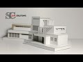 Model making of modern architectural contemporaneity design 5