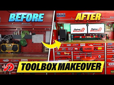 Transforming My Snap On Toolbox into a Rolling Office | ToolBox Upgrades