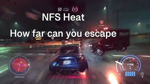 [NFS Heat] How far can you escape [SUBARU BRZ]