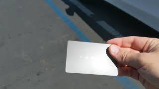 How To Use A Key Card To Operate A Tesla.