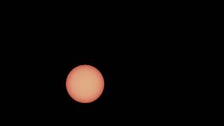 Time lapse of the sun through the Dwarf2 telescope