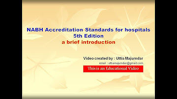 NABH Accreditation Standards for Hospitals 5th Edition - brief introduction