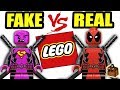 Fake LEGO vs Real LEGO Custom Minifigures