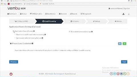 Application Aware Processing