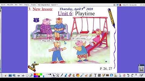 Tiếng Anh Lớp 2 -  Tuần 22 -  Unit 6: Playtime (Tiny Talk 1B)