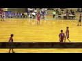 滋賀県ハンドボール大会中学決勝戦、鳥本中学対彦根南中学