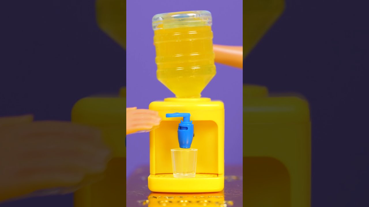Mini Water Dispenser For Barbie Shorts