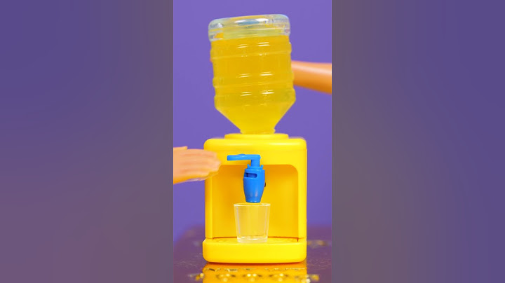 Mini Water Dispenser For Barbie🔥 #Shorts