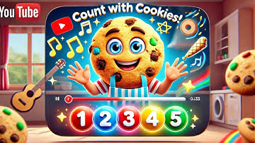 Counting Cookies 🍪 | Learn Numbers 1-5 with Fun Music for Kids