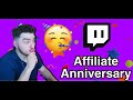 1 year Twitch Affiliate celebration Celebration Stream Looking at old vids and playing games later.
