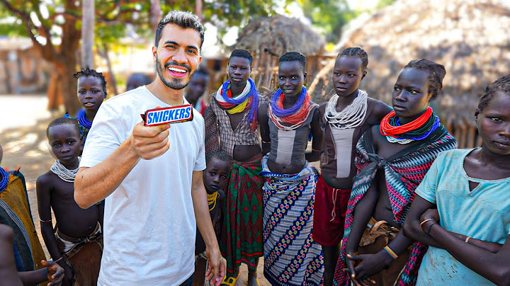 AFRICAN TRIBES Try Sweets from AMERICA