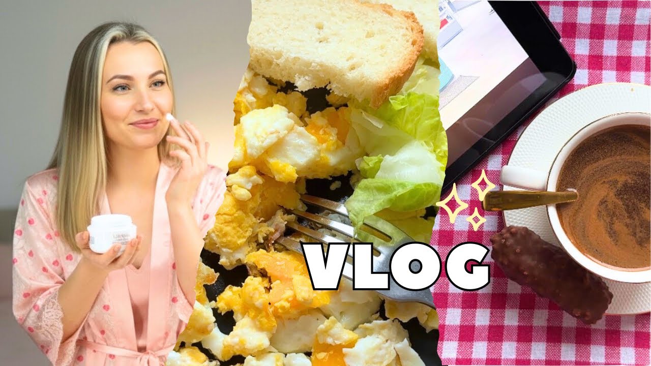Day in my life 🩷 | Aesthetic vlog 🌷| yummy breakfast, new skincare & shopping at Jysk Ukraine