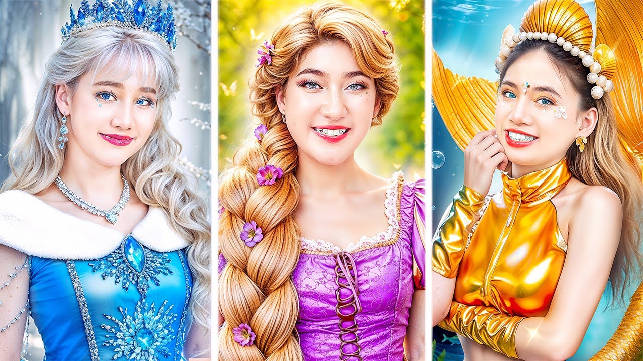 Fille Pauvre Vs Riche Vs Fille Très Riche Au Concours Princess Fashionista!