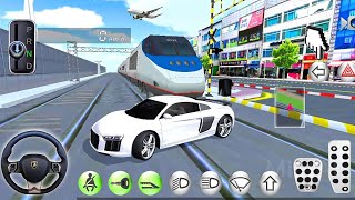 ✨ 3D Driving Class - Car vs Bullet Train Crazy Car Driving Games - Android Gameplay screenshot 4