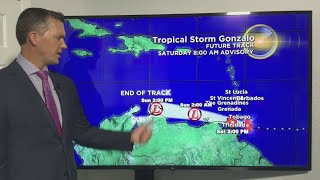 Tracking Tropical Storm Gonzalo