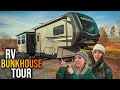 PERFECT RV For a Family! Keystone 32FWBH (RV Bunkhouse Tour)