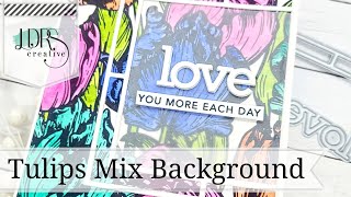 Tulip Mix Impress-ion Press + Foil Plate Card