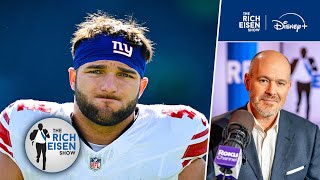 “Bummer” - Rich Eisen Reacts to Giants RB Cam Skattebo’s Season-Ending Ankle Injury