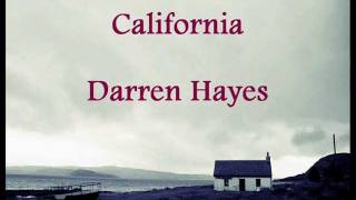 Video thumbnail of "Darren Hayes- California Lyrics"