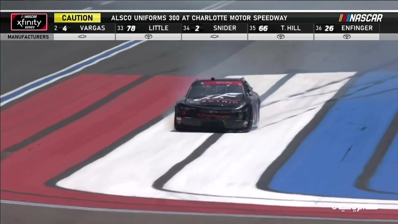 Matt Mills Crash – 2021 NASCAR Xfinity Series at Charlotte