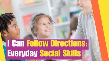 Everyday Social Skills: I Can Follow Directions | Learn important communication skills